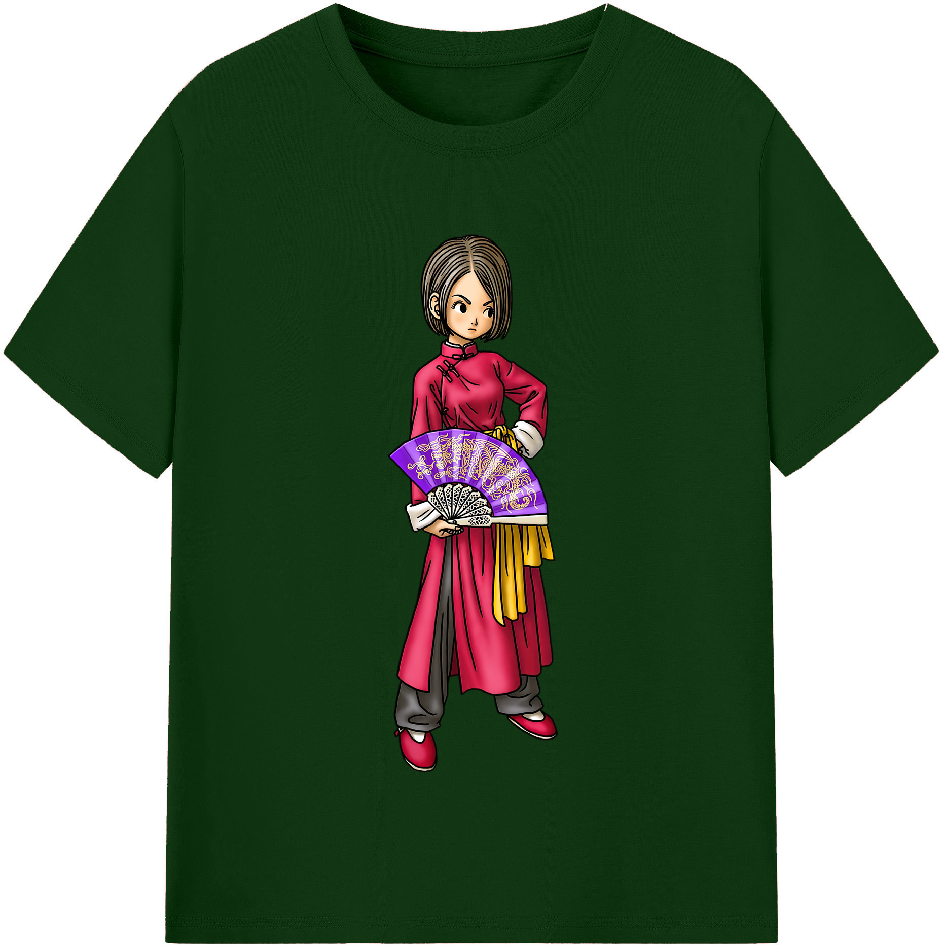 （画像用） ドラゴンクエスト Doragon Kuesuto Dragon Quest 綿100％半袖Tシャツ（フロントプリント）